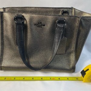 Coach Silver/Pewter Tote Bag